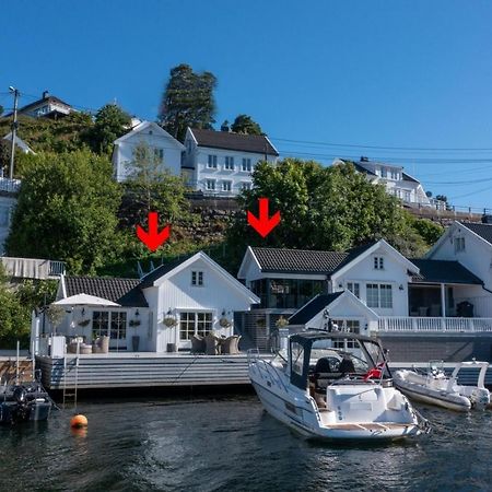 Luxurious Boathouse With Private Dock In The Best Location In Арендал Екстериор снимка